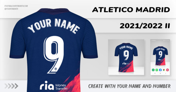 jersey Atletico Madrid 2021/2022 II