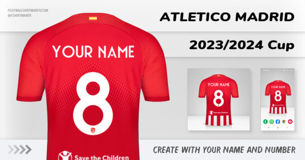shirt Atletico Madrid 2023/2024 Cup