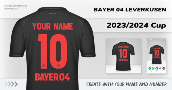 jersey Bayer 04 Leverkusen 2023/2024 Cup