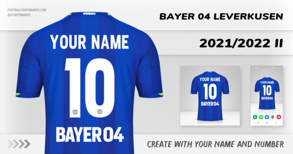 shirt Bayer 04 Leverkusen 2021/2022 II