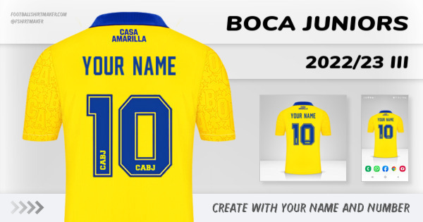 jersey Boca Juniors 2022/23 III
