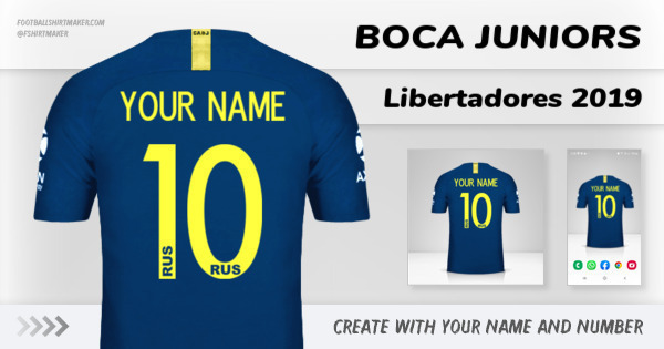 jersey Boca Juniors Libertadores 2019