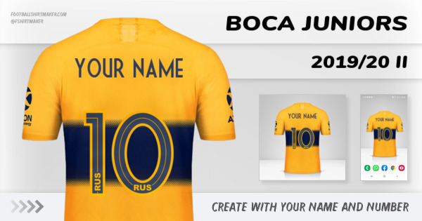 shirt Boca Juniors 2019/20 II