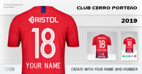 jersey Club Cerro Porteño 2019