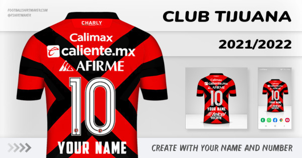 shirt Club Tijuana 2021/2022