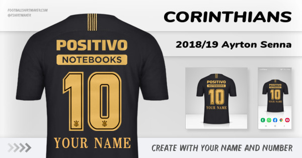 shirt Corinthians 2018/19 Ayrton Senna