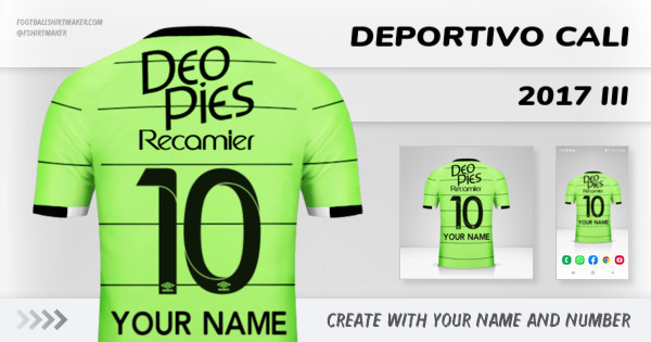 shirt Deportivo Cali 2017 III