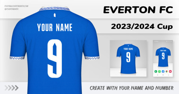 shirt Everton FC 2023/2024 Cup
