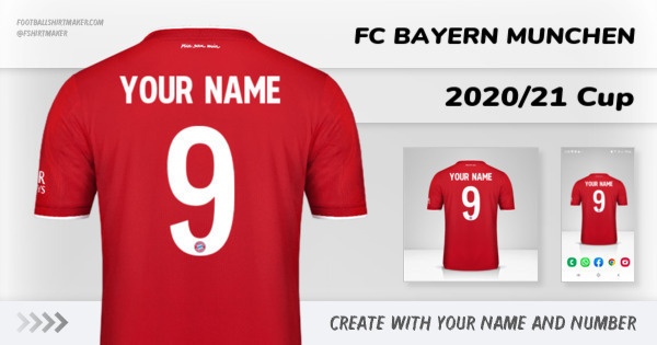 shirt FC Bayern Munchen 2020/21 Cup