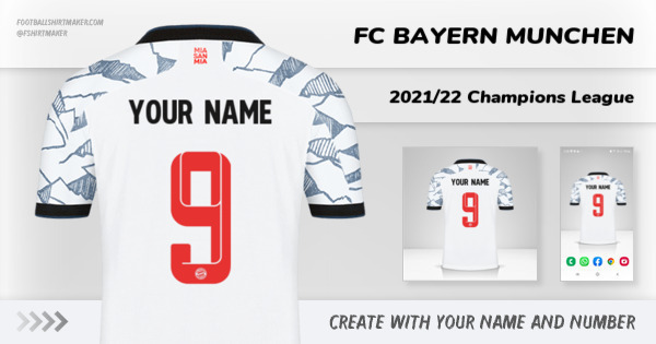 shirt FC Bayern Munchen 2021/22 Champions League