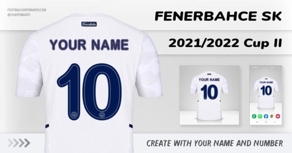 shirt Fenerbahce SK 2021/2022 Cup II