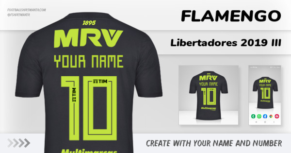 shirt Flamengo Libertadores 2019 III