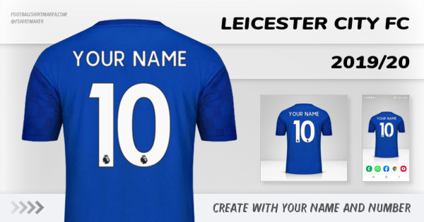 jersey Leicester City FC 2019/20