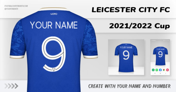 jersey Leicester City FC 2021/2022 Cup