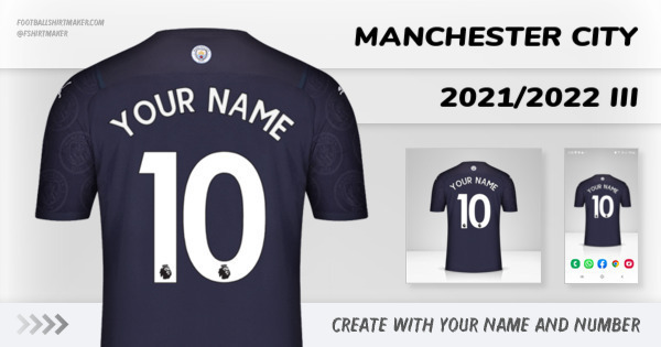 shirt Manchester City 2021/2022 III