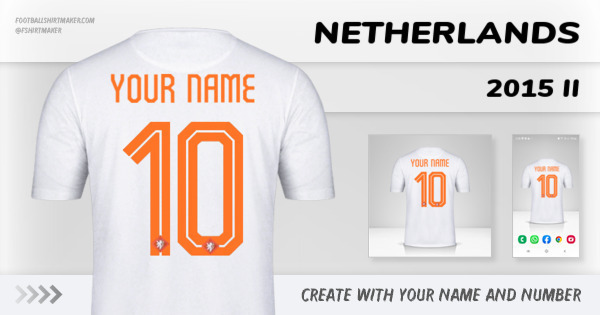 shirt Netherlands 2015 II