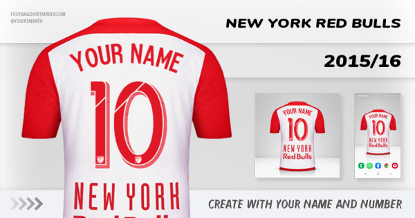 shirt New York Red Bulls 2015/16
