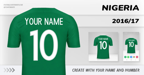 shirt Nigeria 2016/17
