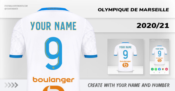 jersey Olympique de Marseille 2020/21