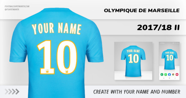 shirt Olympique de Marseille 2017/18 II