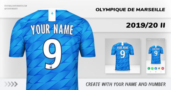 shirt Olympique de Marseille 2019/20 II