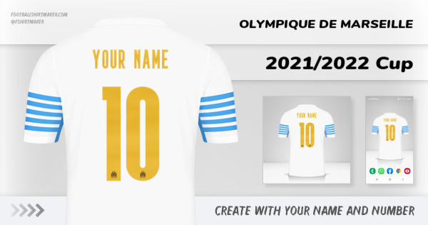 shirt Olympique de Marseille 2021/2022 Cup