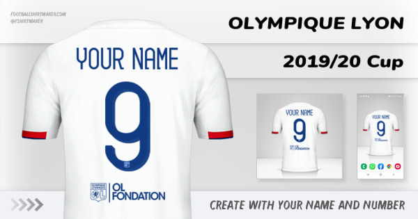 jersey Olympique Lyon 2019/20 Cup