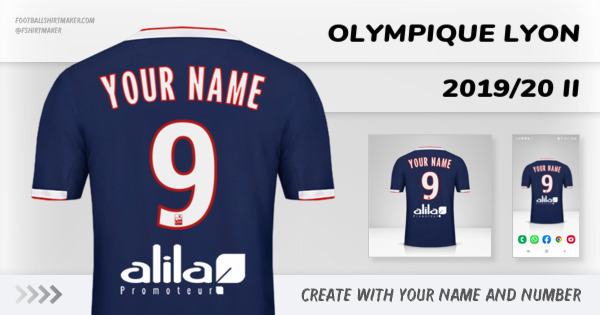 shirt Olympique Lyon 2019/20 II