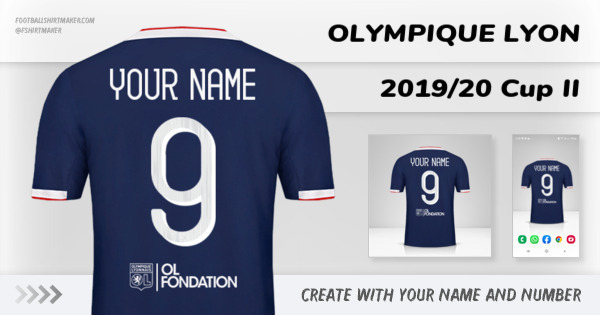 shirt Olympique Lyon 2019/20 Cup II