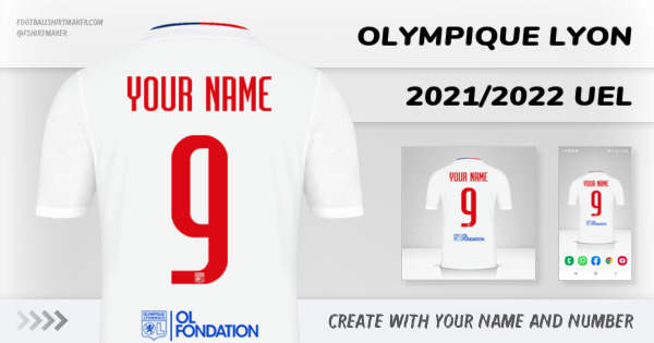shirt Olympique Lyon 2021/2022 UEL