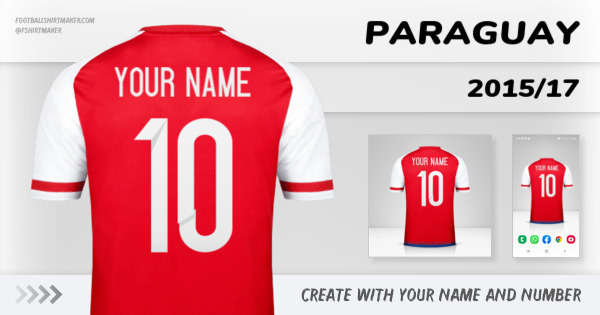 shirt Paraguay 2015/17