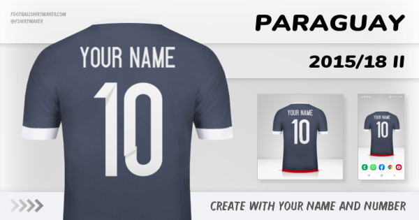 shirt Paraguay 2015/18 II