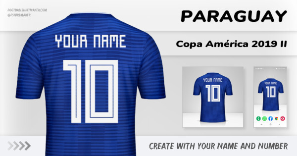 shirt Paraguay Copa América 2019 II