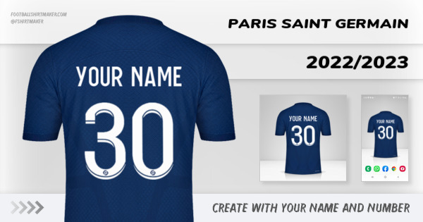 jersey Paris Saint Germain 2022/2023