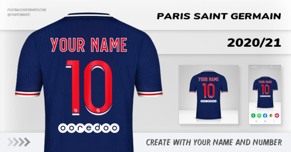 shirt Paris Saint Germain 2020/21