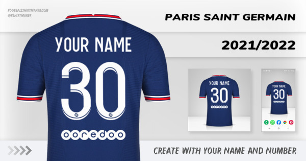 shirt Paris Saint Germain 2021/2022
