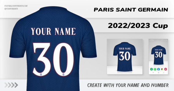 shirt Paris Saint Germain 2022/2023 Cup