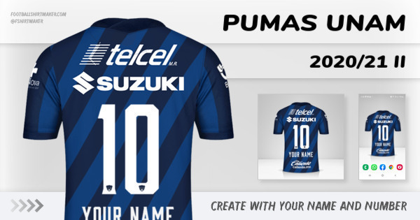 jersey Pumas UNAM 2020/21 II