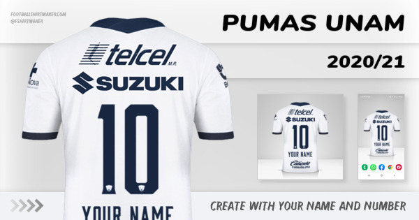 jersey Pumas UNAM 2020/21