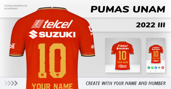 shirt Pumas UNAM 2022 III