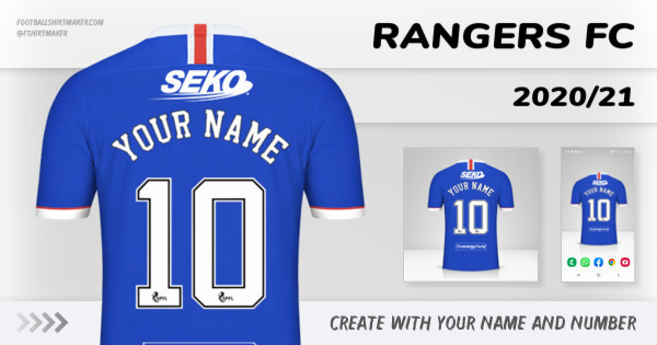 shirt Rangers FC 2020/21