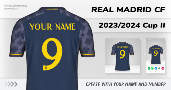 shirt Real Madrid CF 2023/2024 Cup II