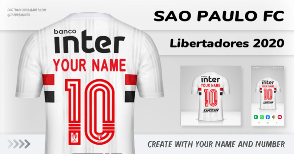 shirt Sao Paulo FC Libertadores 2020