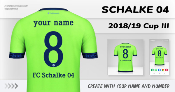 shirt Schalke 04 2018/19 Cup III