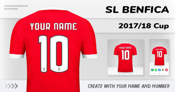 jersey SL Benfica 2017/18 Cup