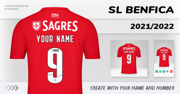 jersey SL Benfica 2021/2022