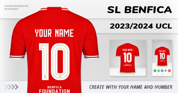 jersey SL Benfica 2023/2024 UCL