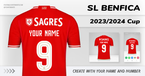 shirt SL Benfica 2023/2024 Cup