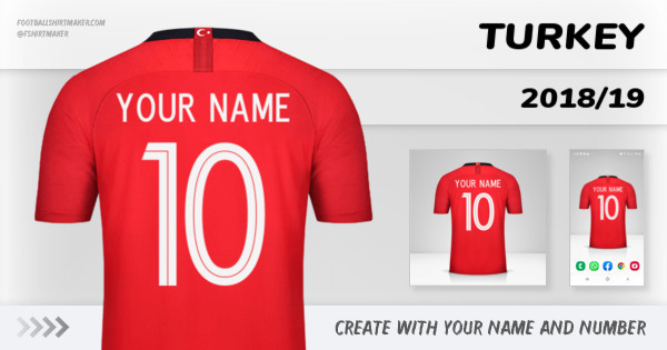 Create custom Turkey shirt 2018/19 with your name Create custom Turkey shirt 2018/19 with your name