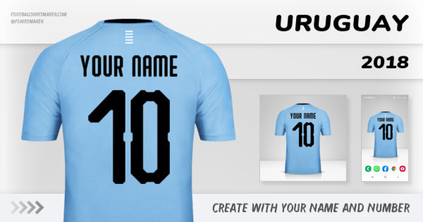 shirt Uruguay 2018